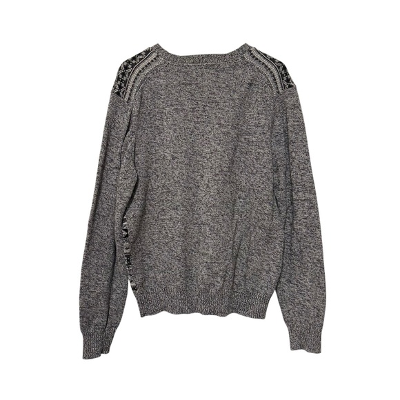 Weatherproof Vintage Fair Isle Print Unisex Grey Pullover Winter Sweater Size L - Picture 11 of 11